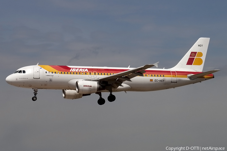 Iberia Airbus A320-214 (EC-HGY) | Photo 164483
