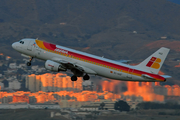 Iberia Airbus A320-214 (EC-HGZ) at  Malaga, Spain