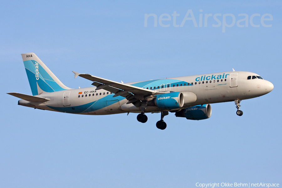 Clickair Airbus A320-214 (EC-HHA) | Photo 94282