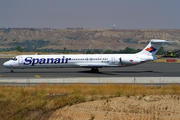 Spanair McDonnell Douglas MD-82 (EC-HHF) at  Madrid - Barajas, Spain