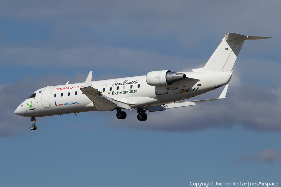 Iberia Regional (Air Nostrum) Bombardier CRJ-200ER (EC-HHI) | Photo 150603
