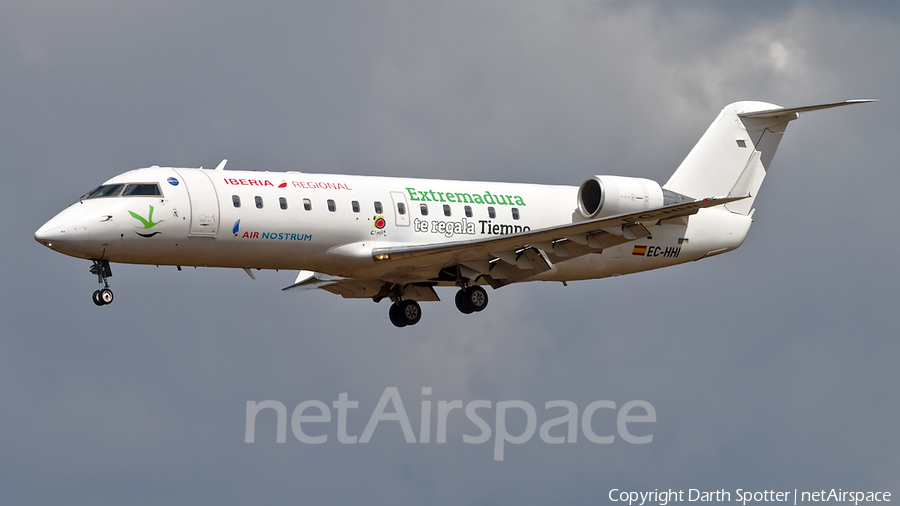 Iberia Regional (Air Nostrum) Bombardier CRJ-200ER (EC-HHI) | Photo 324371