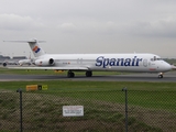 Spanair McDonnell Douglas MD-82 (EC-HJB) at  Manchester - International (Ringway), United Kingdom