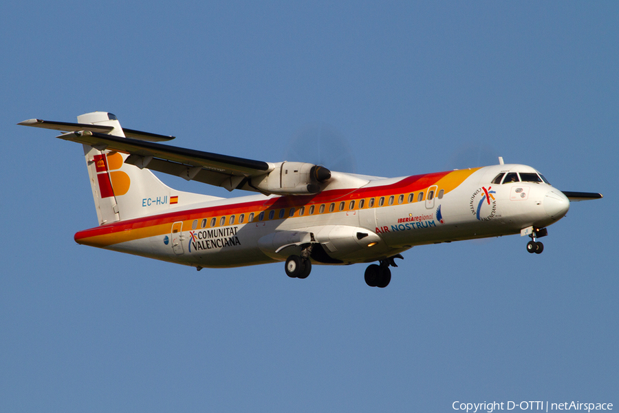 Iberia Regional (Air Nostrum) ATR 72-500 (EC-HJI) | Photo 368257