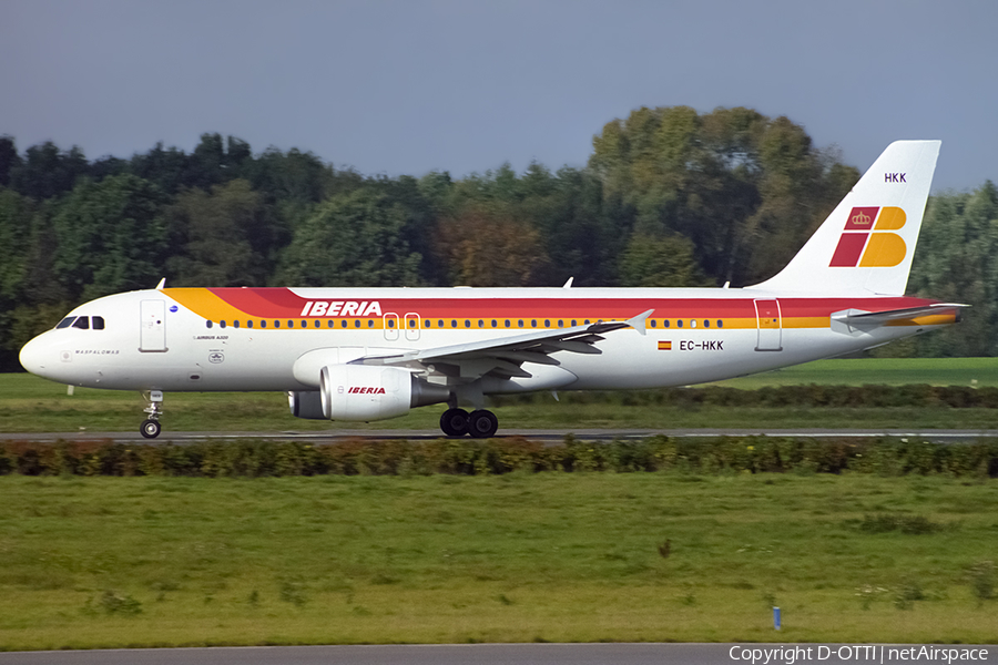 Iberia Airbus A320-214 (EC-HKK) | Photo 532965