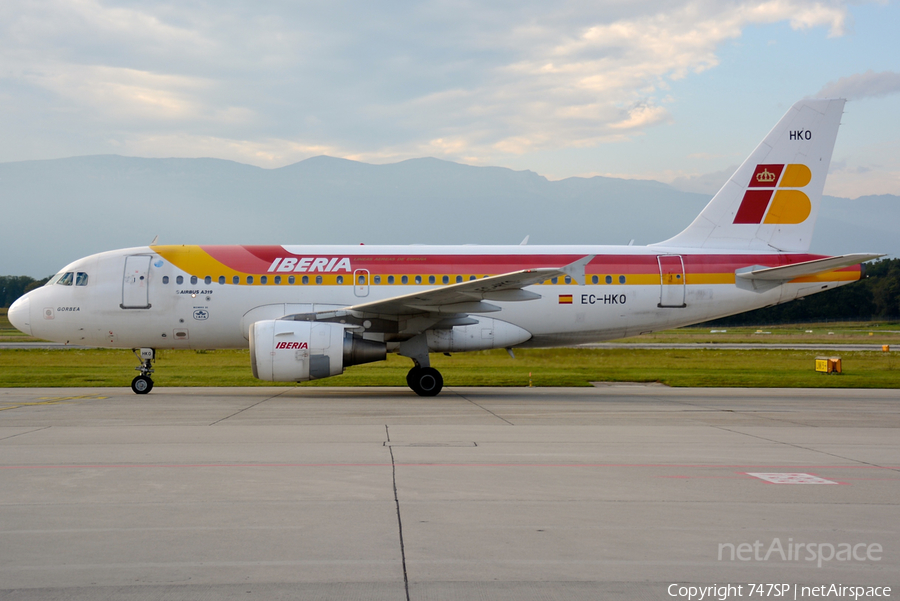 Iberia Airbus A319-111 (EC-HKO) | Photo 58190