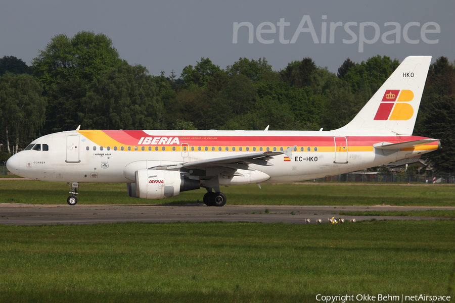 Iberia Airbus A319-111 (EC-HKO) | Photo 108722