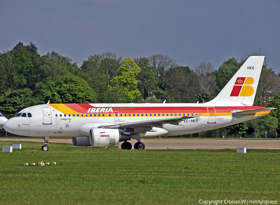 Iberia Airbus A319-111 (EC-HKO) | Photo 159300