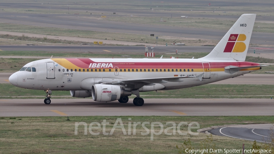 Iberia Airbus A319-111 (EC-HKO) | Photo 233304