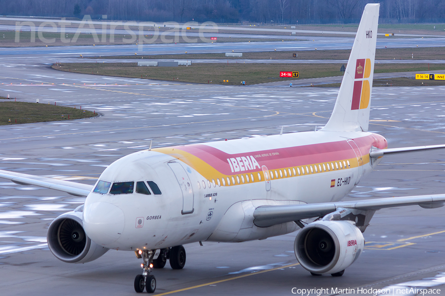 Iberia Airbus A319-111 (EC-HKO) | Photo 101362
