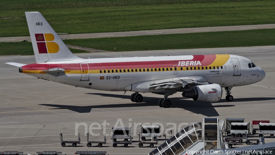 Iberia Airbus A319-111 (EC-HKO) | Photo 231481