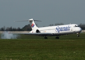 Spanair McDonnell Douglas MD-83 (EC-HNC) at  Dublin, Ireland