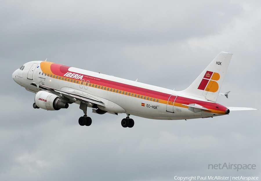 Iberia Airbus A320-214 (EC-HQK) | Photo 4101