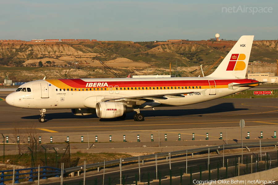 Iberia Airbus A320-214 (EC-HQK) | Photo 44712
