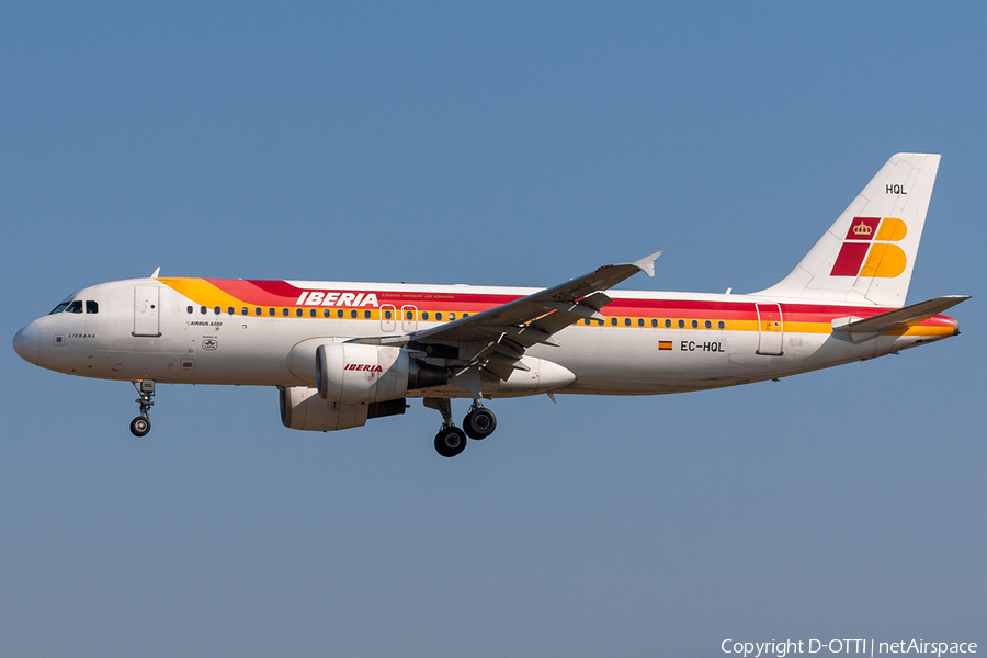 Iberia Airbus A320-214 (EC-HQL) | Photo 203300