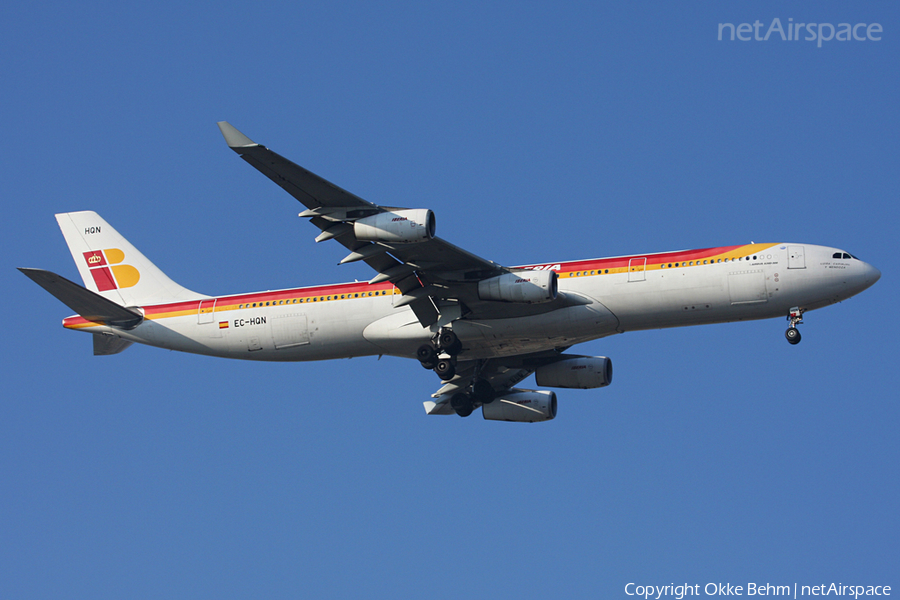Iberia Airbus A340-313X (EC-HQN) | Photo 51941