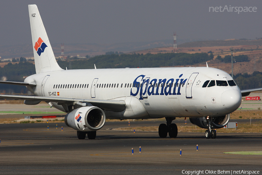 Spanair Airbus A321-231 (EC-HQZ) | Photo 52086