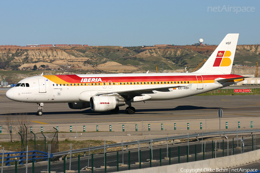 Iberia Airbus A320-214 (EC-HSF) | Photo 44713