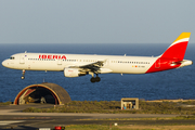 Iberia Airbus A321-212 (EC-HUH) at  Gran Canaria, Spain