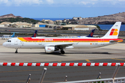 Iberia Airbus A321-212 (EC-HUH) at  Gran Canaria, Spain