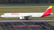 Iberia Airbus A321-211 (EC-HUI) at  Dusseldorf - International, Germany