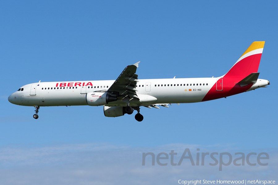 Iberia Airbus A321-211 (EC-HUI) | Photo 190278