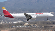 Iberia Airbus A321-211 (EC-HUI) at  Tenerife Sur - Reina Sofia, Spain