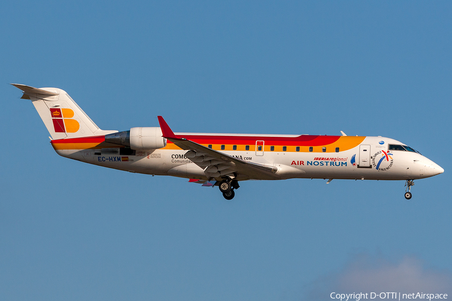 Iberia Regional (Air Nostrum) Bombardier CRJ-200ER (EC-HXM) | Photo 203216