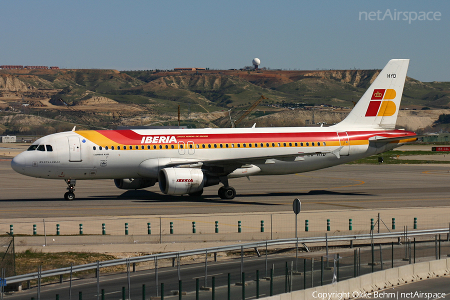 Iberia Airbus A320-214 (EC-HYD) | Photo 44717