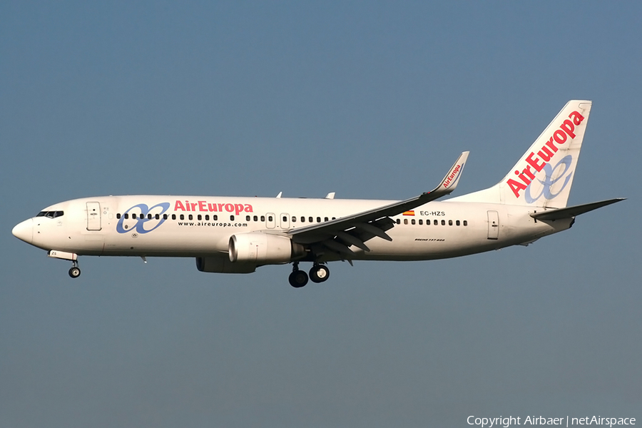 Air Europa Boeing 737-86Q (EC-HZS) | Photo 371766