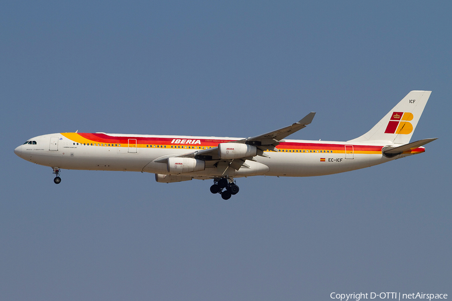 Iberia Airbus A340-313X (EC-ICF) | Photo 370519