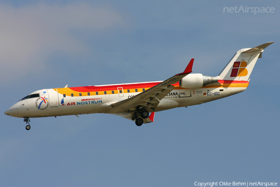 Iberia Regional (Air Nostrum) Bombardier CRJ-200ER (EC-IDC) | Photo 53256
