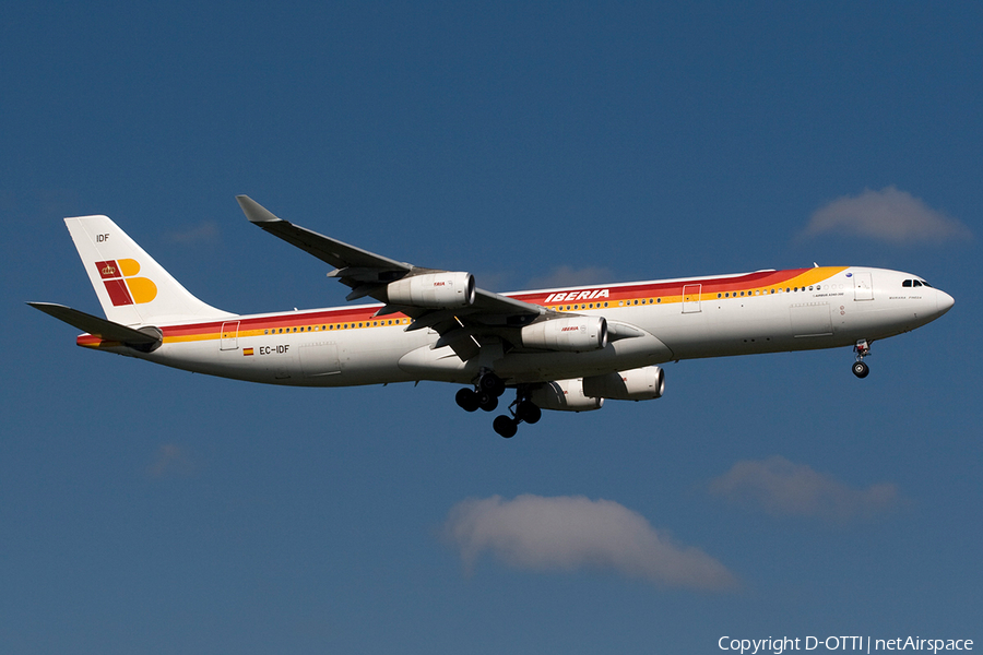 Iberia Airbus A340-313X (EC-IDF) | Photo 269738