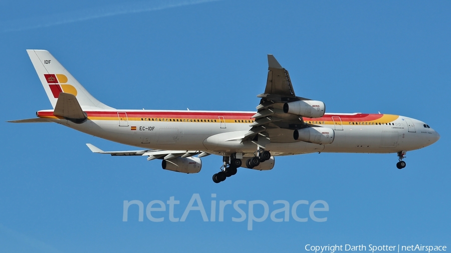 Iberia Airbus A340-313X (EC-IDF) | Photo 213037