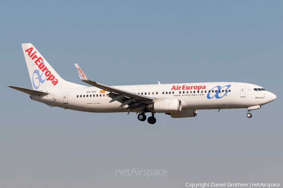 Air Europa Boeing 737-86Q (EC-IDT) | Photo 121725