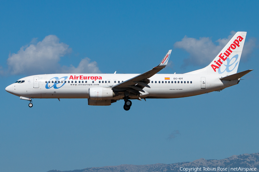 Air Europa Boeing 737-86Q (EC-IDT) | Photo 349930