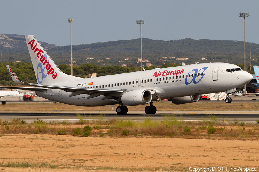 Air Europa Boeing 737-86Q (EC-IDT) | Photo 368259