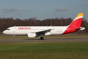 Iberia Airbus A320-214 (EC-IEG) at  Hamburg - Fuhlsbuettel (Helmut Schmidt), Germany