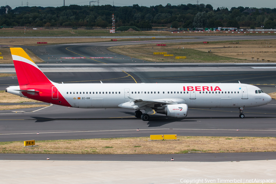 Iberia Airbus A321-211 (EC-IGK) | Photo 343116