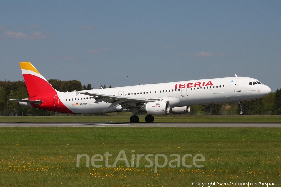 Iberia Airbus A321-211 (EC-IGK) | Photo 107537