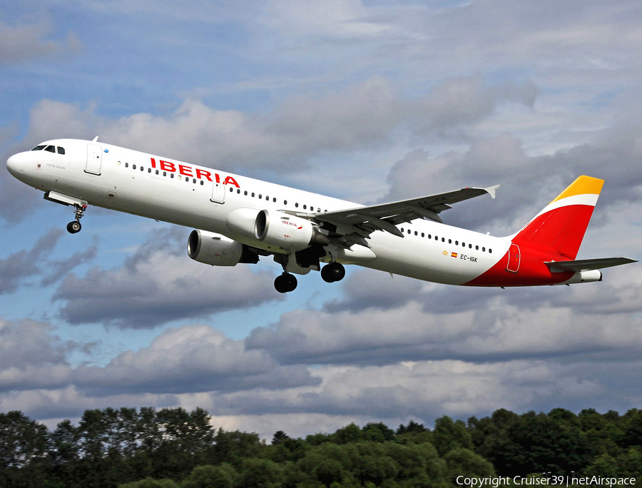 Iberia Airbus A321-211 (EC-IGK) | Photo 167958