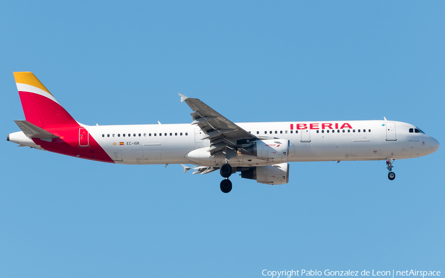 Iberia Airbus A321-211 (EC-IGK) | Photo 339299