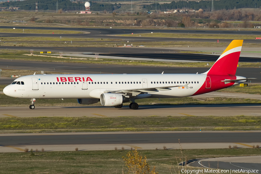 Iberia Airbus A321-211 (EC-IGK) | Photo 362244