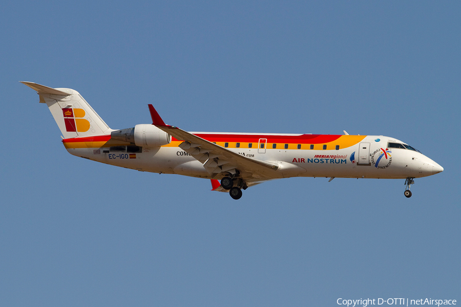 Iberia Regional (Air Nostrum) Bombardier CRJ-200ER (EC-IGO) | Photo 366836