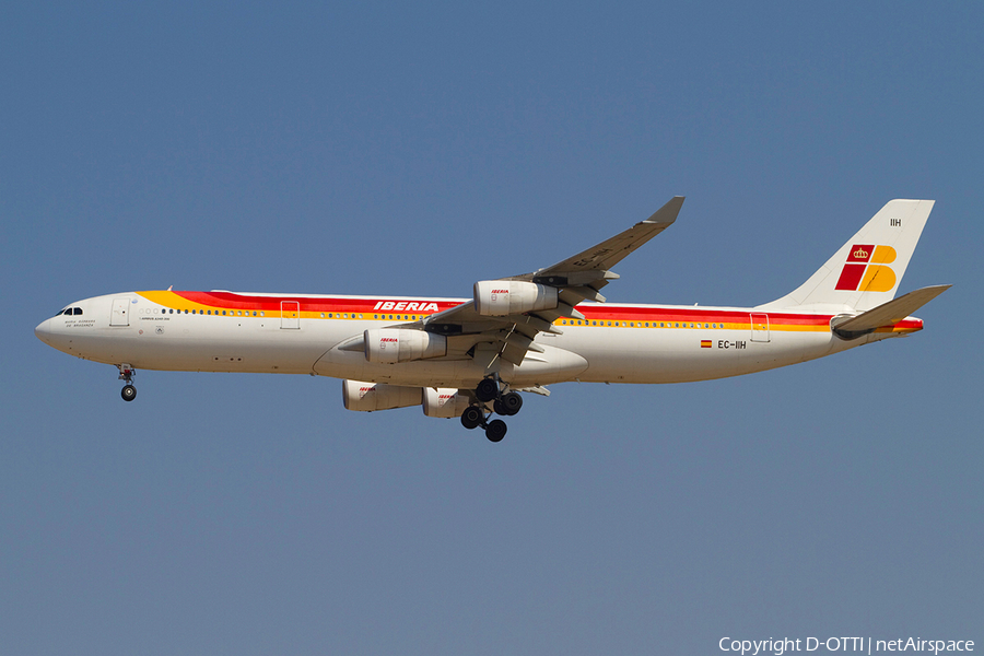 Iberia Airbus A340-313X (EC-IIH) | Photo 370521