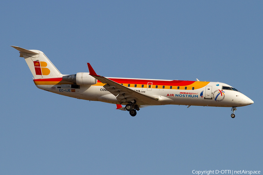 Iberia Regional (Air Nostrum) Bombardier CRJ-200ER (EC-IJE) | Photo 366848