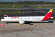 Iberia Airbus A321-211 (EC-IJN) at  Dusseldorf - International, Germany