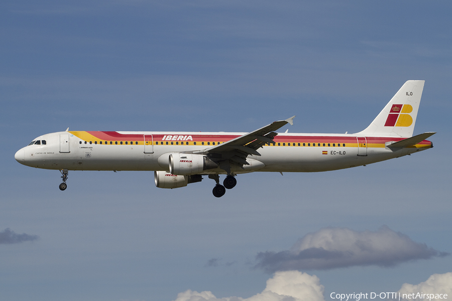 Iberia Airbus A321-211 (EC-ILO) | Photo 388998