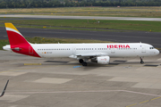 Iberia Airbus A321-211 (EC-ILO) at  Dusseldorf - International, Germany