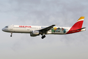 Iberia Airbus A321-211 (EC-ILP) at  Barcelona - El Prat, Spain